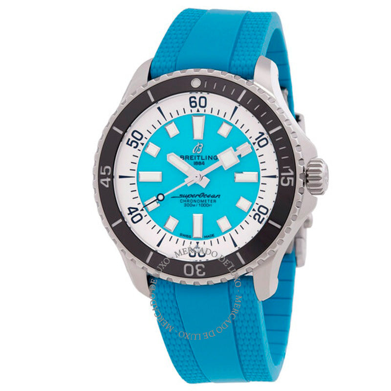 Relógio SuperOcean Automático Mostrador Azul 44 mm - Mercado de Luxo - O Maior E-Commerce de Bens, Produtos e Serviços de Luxo do Brasil.