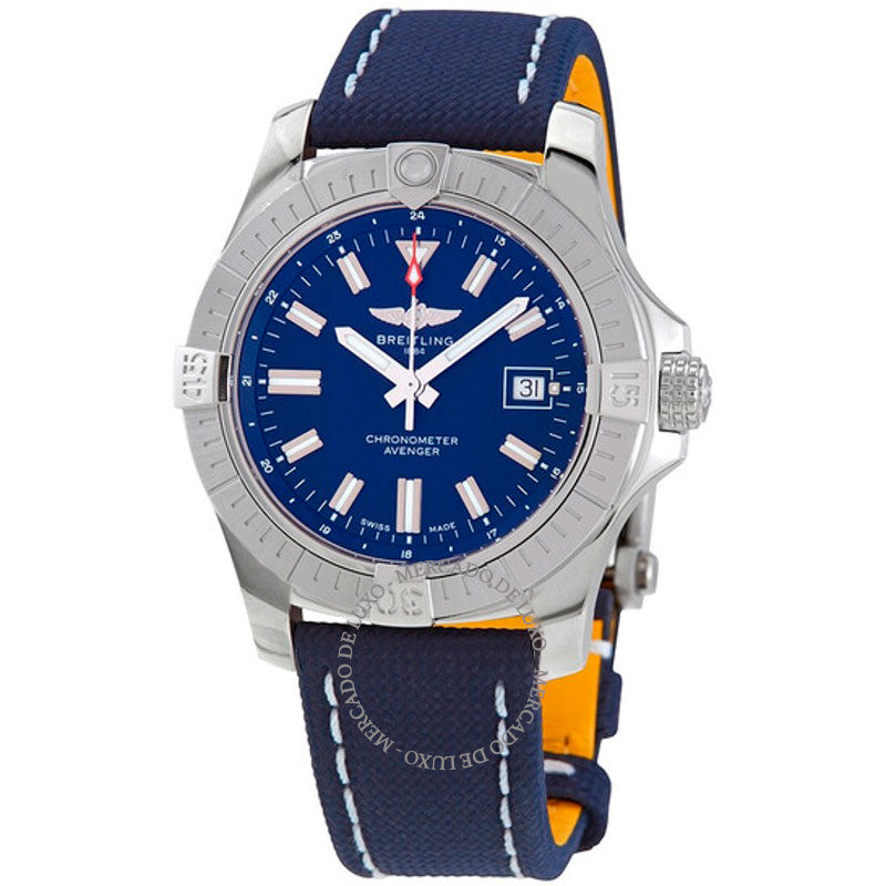Relógio Avenger 43 Automático Mostrador Azul 43 mm - Mercado de Luxo - O Maior E-Commerce de Bens, Produtos e Serviços de Luxo do Brasil.