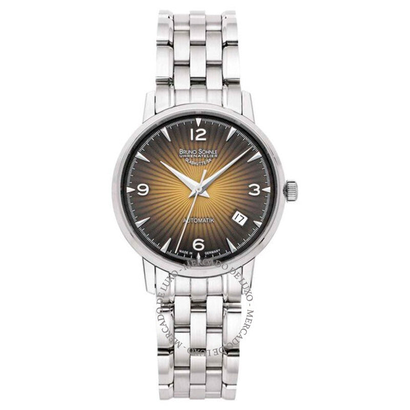 Relógio Stuttgart Automático Mostrador Marrom 36 mm - Mercado de Luxo - O Maior E-Commerce de Bens, Produtos e Serviços de Luxo do Brasil.