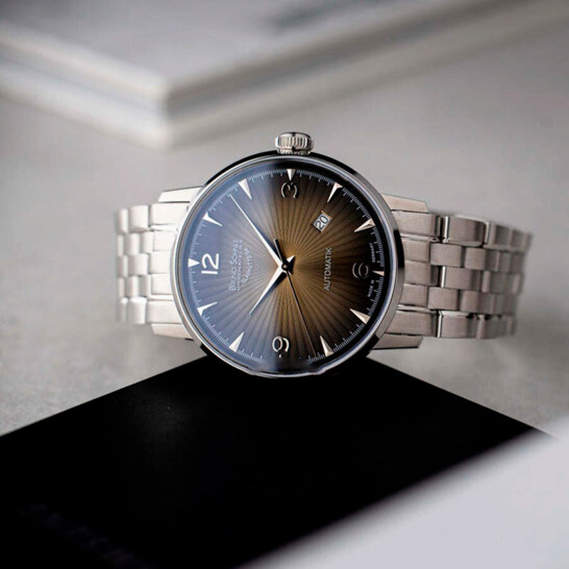 Relógio Stuttgart Automático Mostrador Marrom 42 mm - Mercado de Luxo - O Maior E-Commerce de Bens, Produtos e Serviços de Luxo do Brasil.