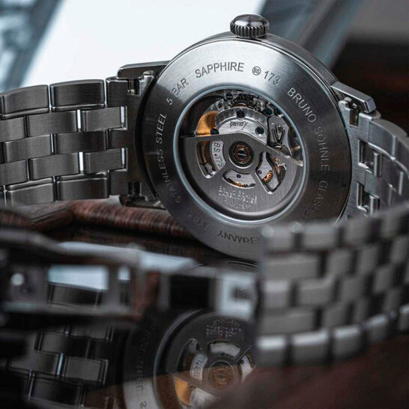 Relógio Stuttgart Automático Mostrador Marrom 42 mm - Mercado de Luxo - O Maior E-Commerce de Bens, Produtos e Serviços de Luxo do Brasil.