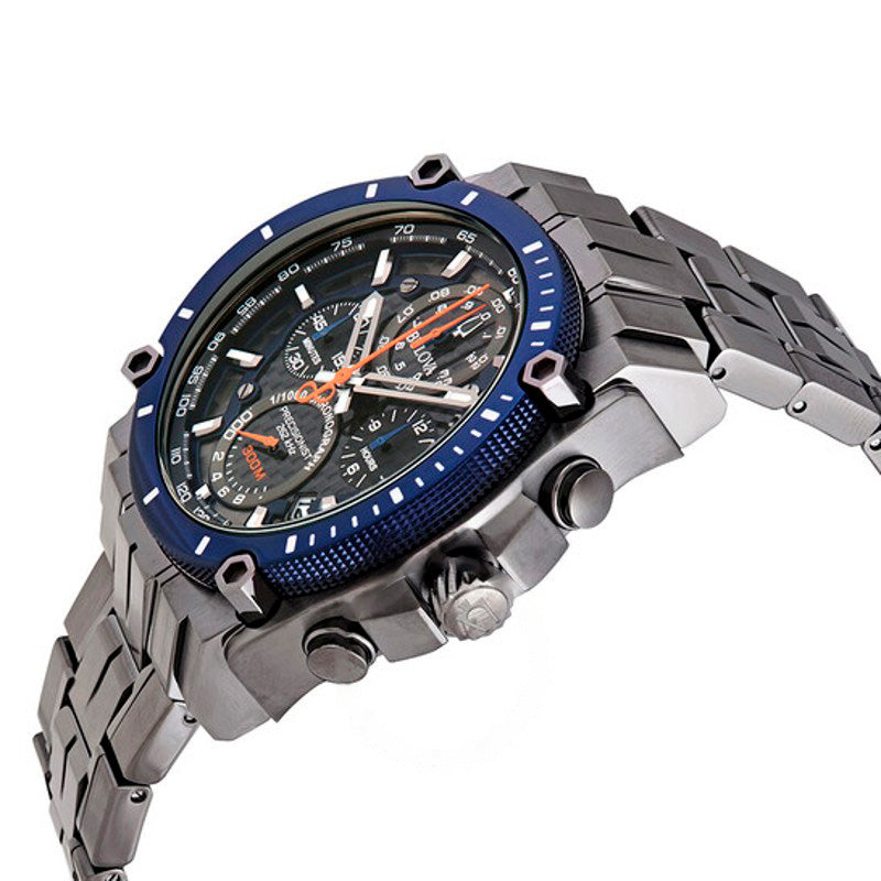 Relógio Cronógrafo Precisionist Quartzo Mostrador Preto e Azul 46 mm - Mercado de Luxo - O Maior E-Commerce de Bens, Produtos e Serviços de Luxo do Brasil.