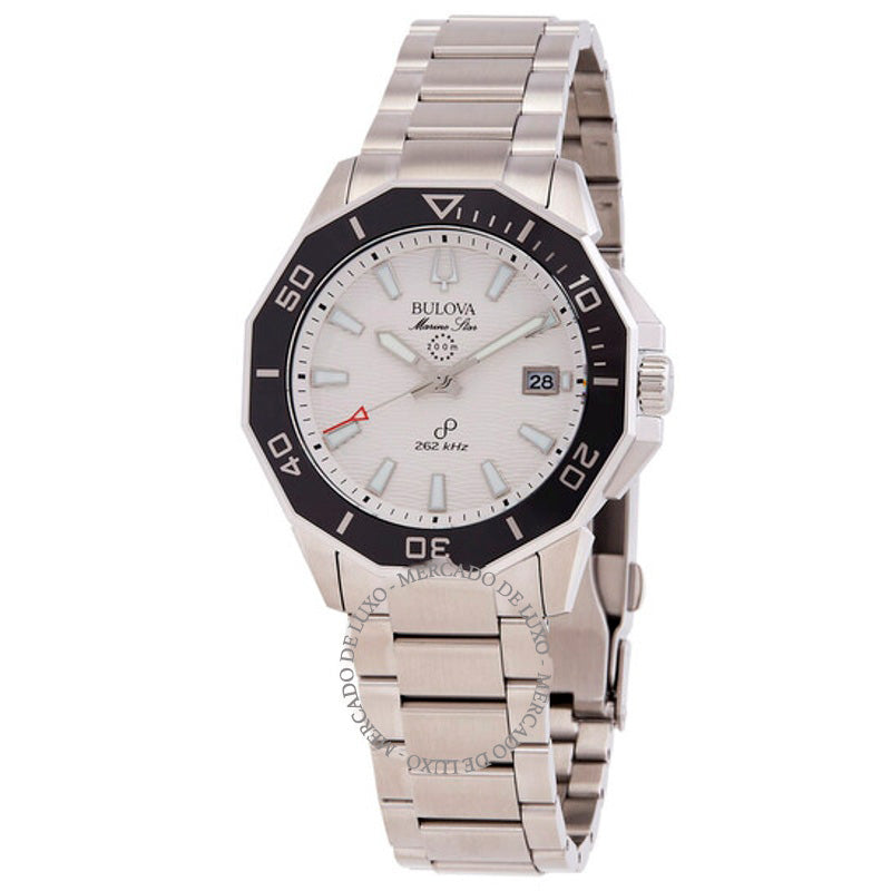 Relógio Marine Star HPQ Precisionist Quartzo Mostrador Branco 43 mm - Mercado de Luxo - O Maior E-Commerce de Bens, Produtos e Serviços de Luxo do Brasil.