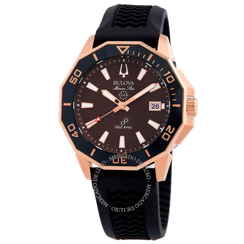 Relógio Marine Star HPQ Precisionist Quartzo Marrom Mostrador 43 mm - Mercado de Luxo - O Maior E-Commerce de Bens, Produtos e Serviços de Luxo do Brasil.