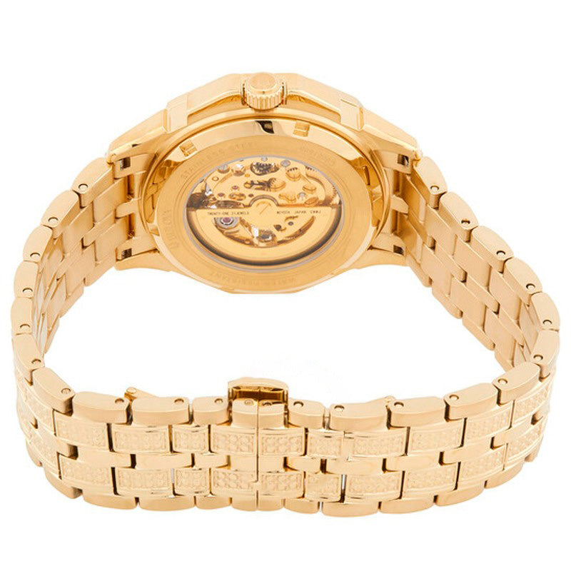 Relógio Oitava Automático Cristal Dourado Mostrador Esqueleto 41 mm - Mercado de Luxo - O Maior E-Commerce de Bens, Produtos e Serviços de Luxo do Brasil.