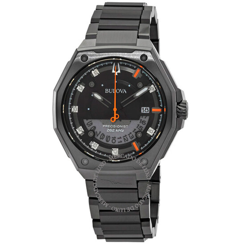 Relógio Marc Anthony Quartzo Diamante Mostrador Preto 48 mm - Mercado de Luxo - O Maior E-Commerce de Bens, Produtos e Serviços de Luxo do Brasil.