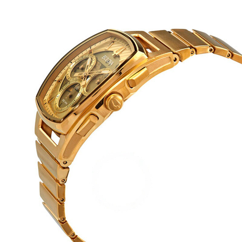 Relógio Cronógrafo CURV Quartzo Mostrador Champagne 42 mm - Mercado de Luxo - O Maior E-Commerce de Bens, Produtos e Serviços de Luxo do Brasil.