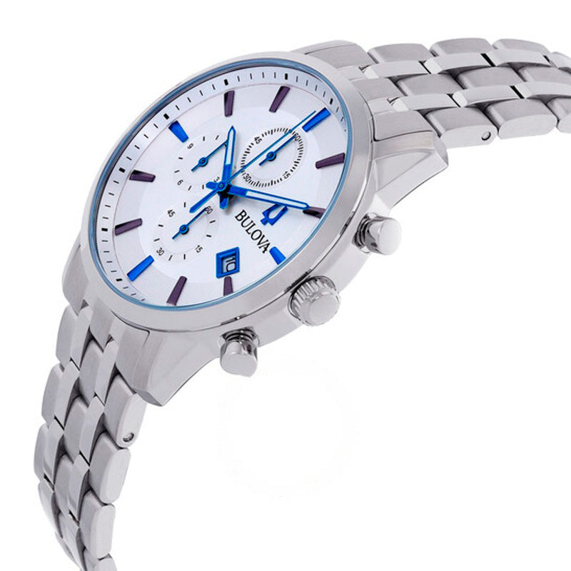 Relógio Sutton Chronograph Quartz Mostrador Prateado 41 mm - Mercado de Luxo - O Maior E-Commerce de Bens, Produtos e Serviços de Luxo do Brasil.