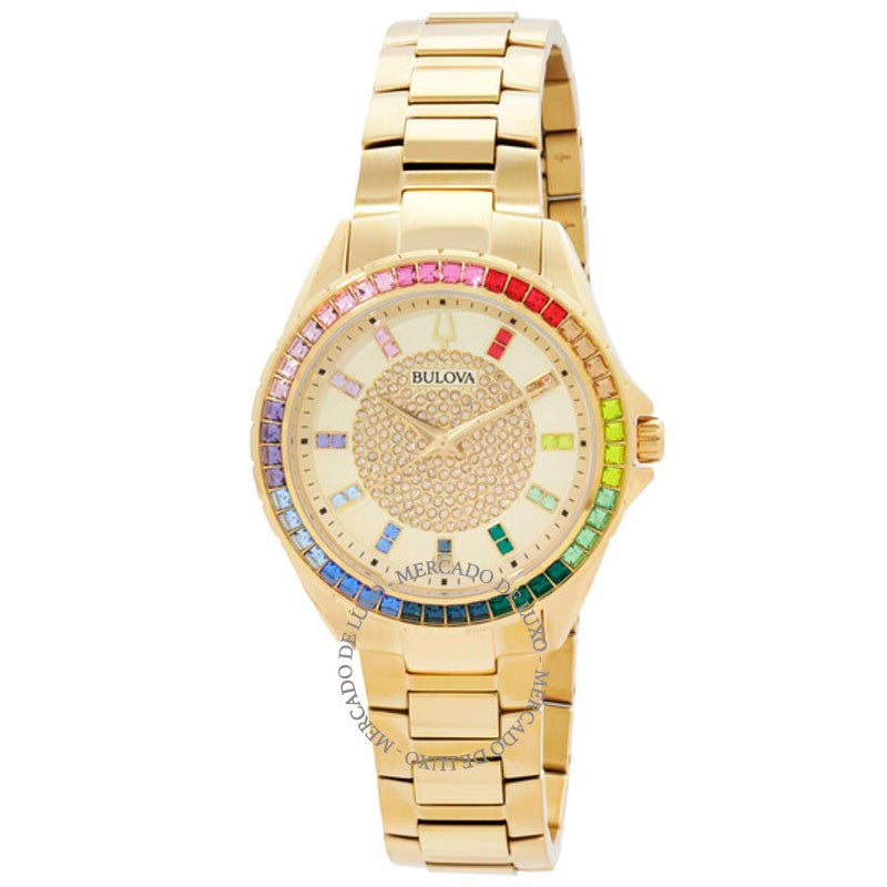 Relógio Mostrador de cristal de quartzo fantasma champanhe 40 mm - Mercado de Luxo - O Maior E-Commerce de Bens, Produtos e Serviços de Luxo do Brasil.