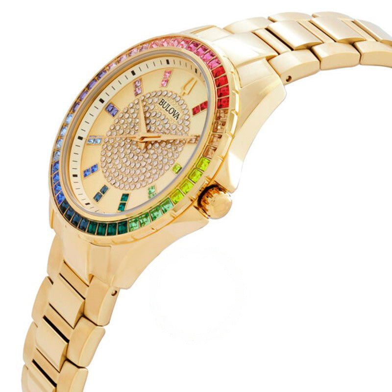Relógio Mostrador de cristal de quartzo fantasma champanhe 40 mm - Mercado de Luxo - O Maior E-Commerce de Bens, Produtos e Serviços de Luxo do Brasil.