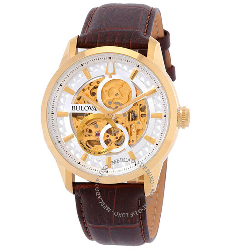 Relógio Sutton clássico automático mostrador branco 43 mm - Mercado de Luxo - O Maior E-Commerce de Bens, Produtos e Serviços de Luxo do Brasil.