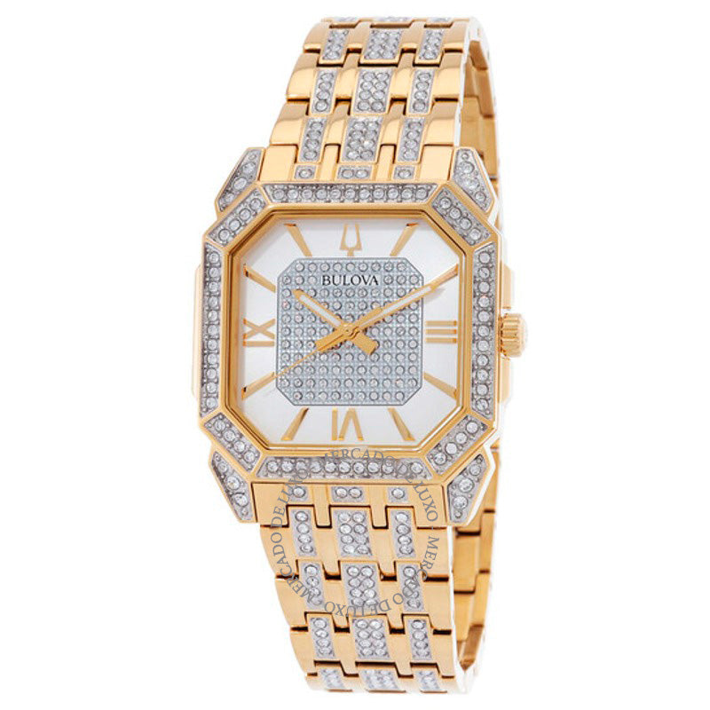 Relógio Mostrador prateado de cristal de quartzo Octava 40 mm - Mercado de Luxo - O Maior E-Commerce de Bens, Produtos e Serviços de Luxo do Brasil.