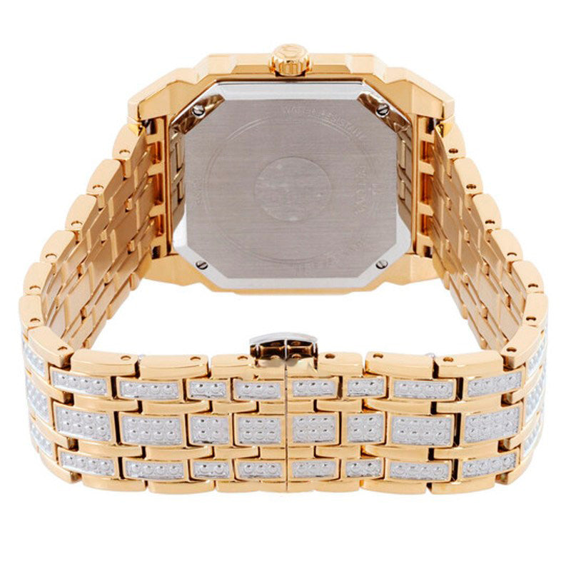 Relógio Mostrador prateado de cristal de quartzo Octava 40 mm - Mercado de Luxo - O Maior E-Commerce de Bens, Produtos e Serviços de Luxo do Brasil.