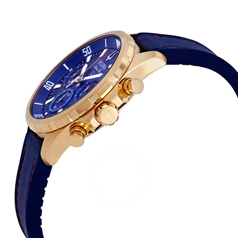 Relógio Cronógrafo Marine Star Mostrador Azul 43 mm - Mercado de Luxo - O Maior E-Commerce de Bens, Produtos e Serviços de Luxo do Brasil.