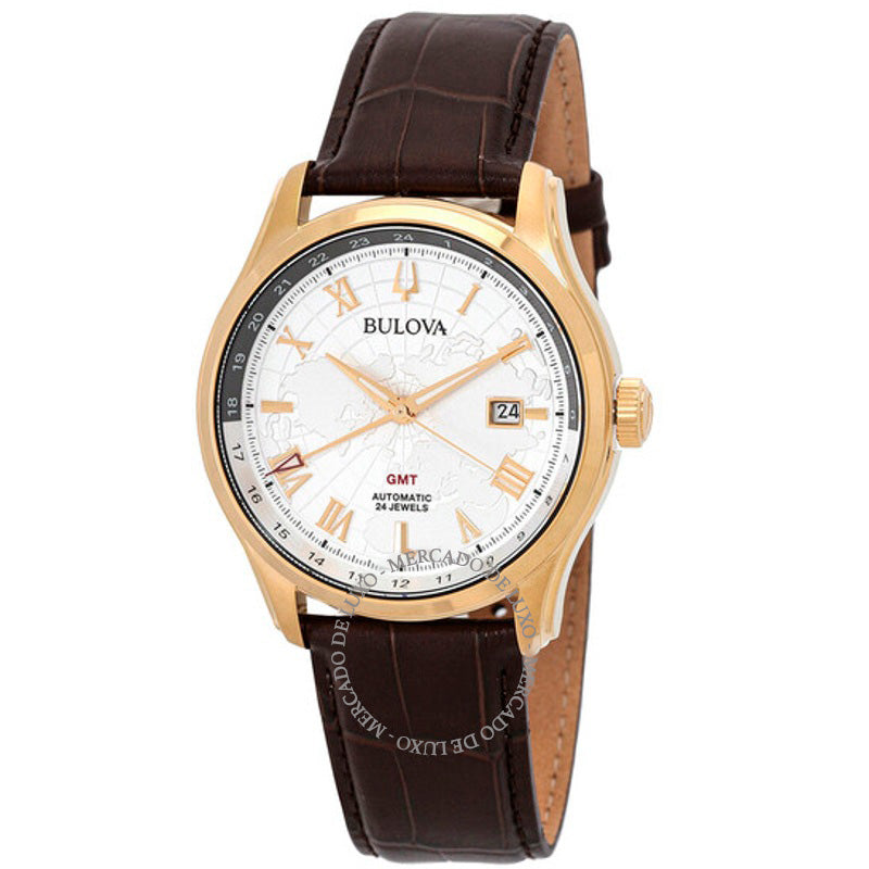 Relógio Wilton GMT Automático Mostrador Prateado 43 mm - Mercado de Luxo - O Maior E-Commerce de Bens, Produtos e Serviços de Luxo do Brasil.