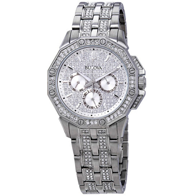 Relógio Mostrador de cristal multifunções Pave 42 mm - Mercado de Luxo - O Maior E-Commerce de Bens, Produtos e Serviços de Luxo do Brasil.