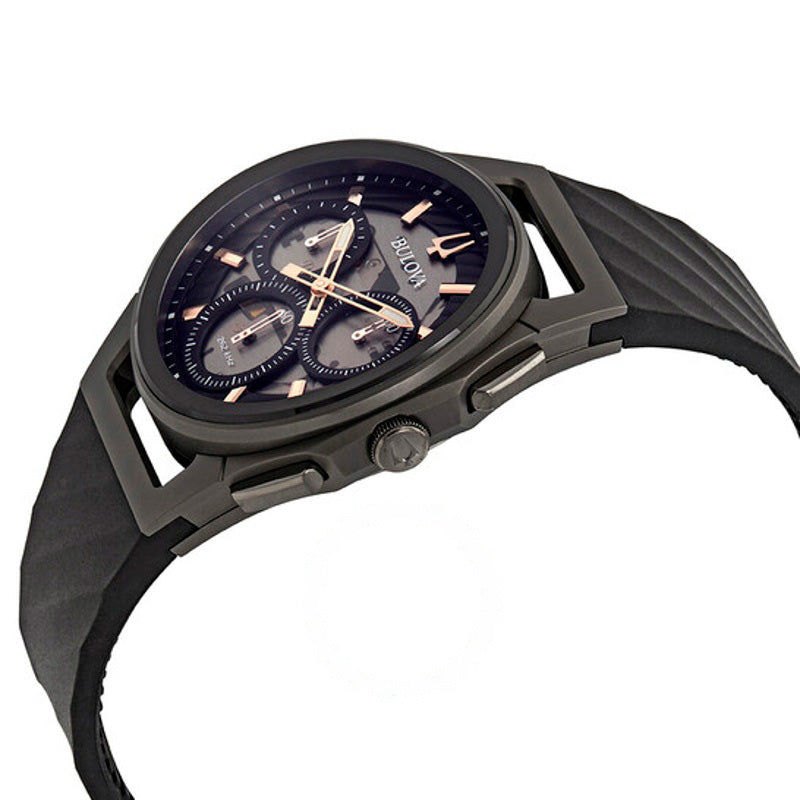 Relógio Cronógrafo Curvo Mostrador Cinza Escuro 44 mm - Mercado de Luxo - O Maior E-Commerce de Bens, Produtos e Serviços de Luxo do Brasil.