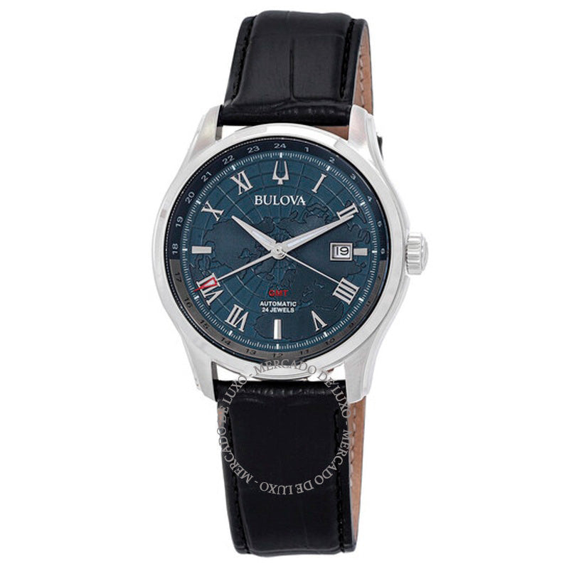 Relógio Wilton GMT Automático Mostrador Azul 43 mm - Mercado de Luxo - O Maior E-Commerce de Bens, Produtos e Serviços de Luxo do Brasil.