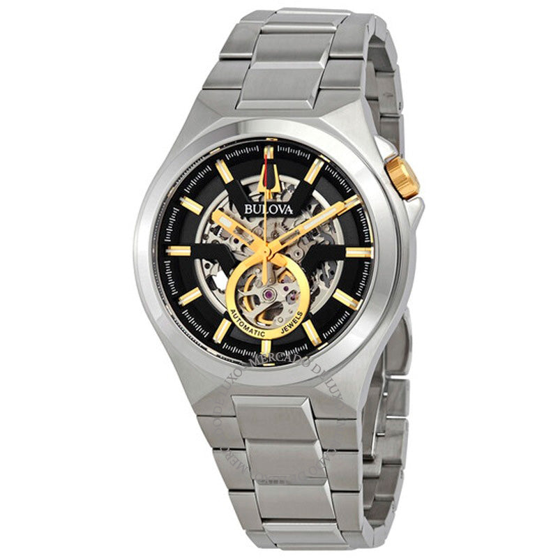 Relógio Maquina Mostrador Preto-Esqueleto 46 mm - Mercado de Luxo - O Maior E-Commerce de Bens, Produtos e Serviços de Luxo do Brasil.