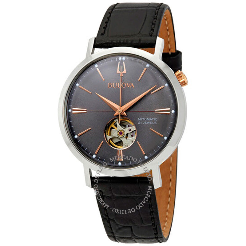 Relógio Mostrador cinza automático clássico 41 mm - Mercado de Luxo - O Maior E-Commerce de Bens, Produtos e Serviços de Luxo do Brasil.