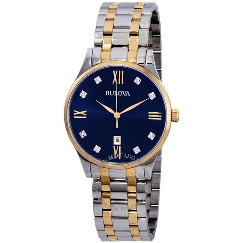Relógio Mostrador Azul Diamante Clássico 40 mm - Mercado de Luxo - O Maior E-Commerce de Bens, Produtos e Serviços de Luxo do Brasil.