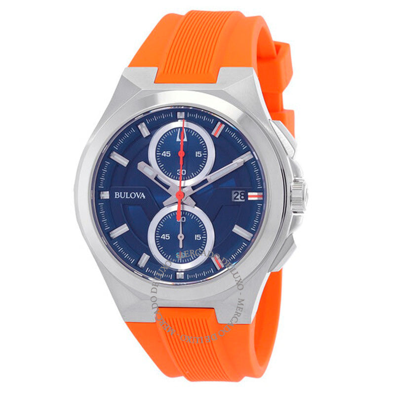 Relógio Máquina Quartzo Mostrador Azul 46 mm - Mercado de Luxo - O Maior E-Commerce de Bens, Produtos e Serviços de Luxo do Brasil.