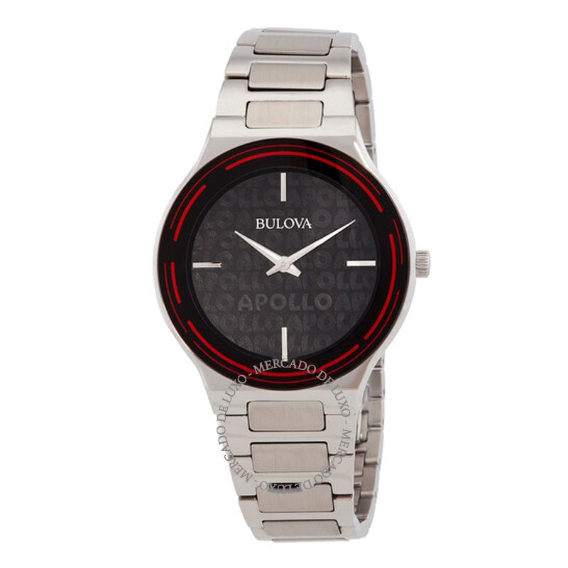 Relógio Apollo Quartz Mostrador Preto 43 mm - Mercado de Luxo - O Maior E-Commerce de Bens, Produtos e Serviços de Luxo do Brasil.