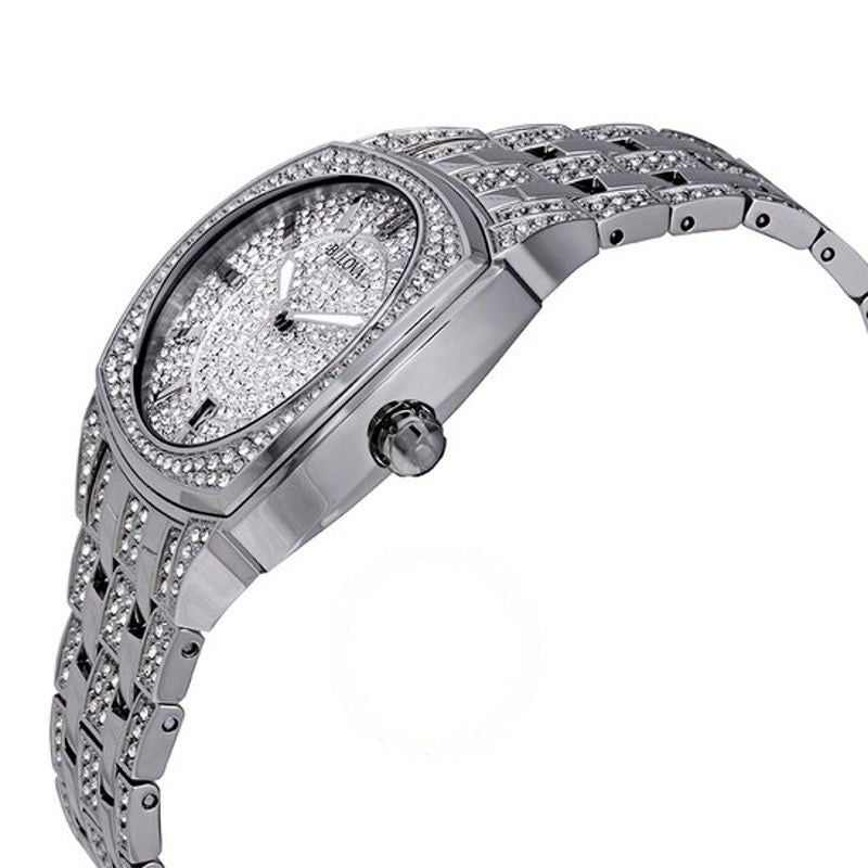 Relógio Pavê de cristal Swarovski 40 mm - Mercado de Luxo - O Maior E-Commerce de Bens, Produtos e Serviços de Luxo do Brasil.