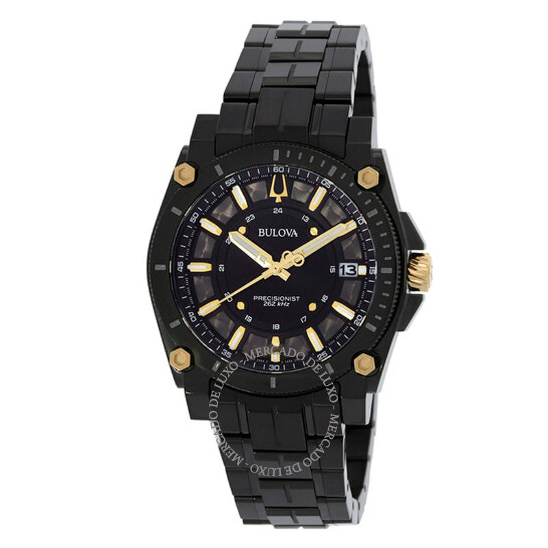 Relógio Ícone Quartzo Mostrador Preto 40 mm - Mercado de Luxo - O Maior E-Commerce de Bens, Produtos e Serviços de Luxo do Brasil.