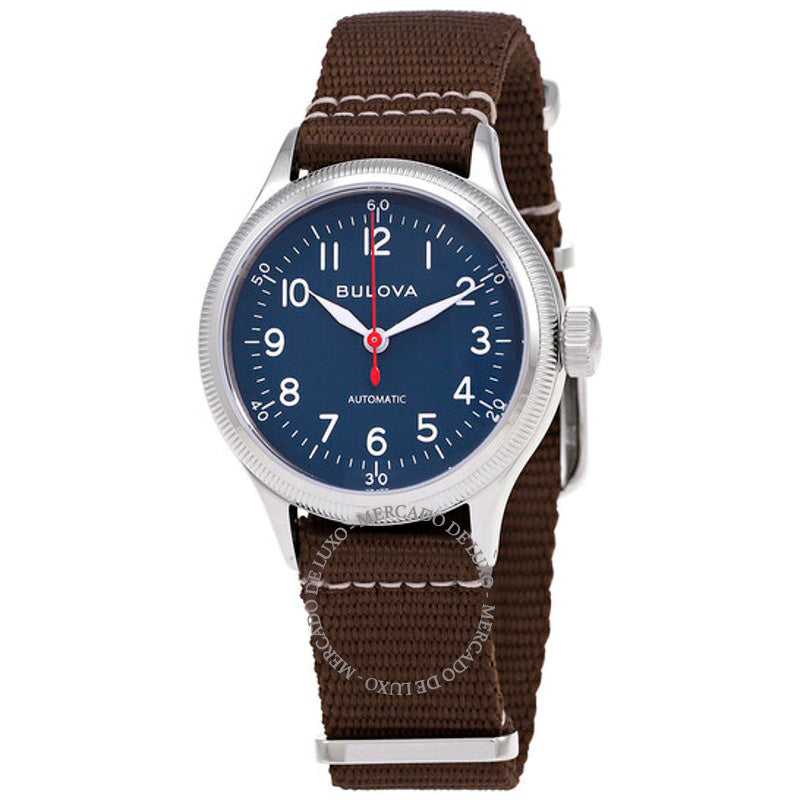 Relógio Mostrador azul automático 37 mm - Mercado de Luxo - O Maior E-Commerce de Bens, Produtos e Serviços de Luxo do Brasil.
