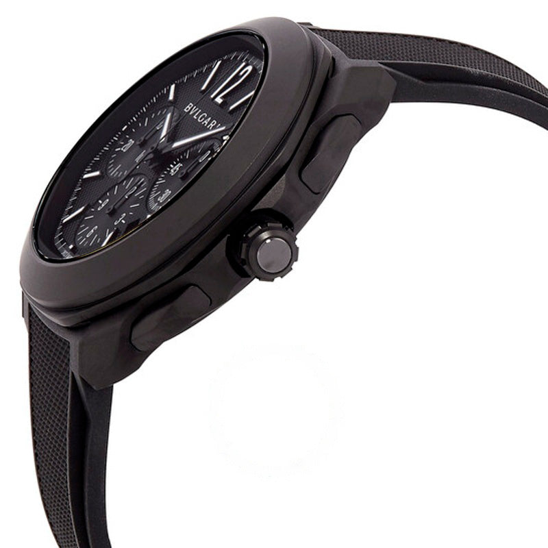 Relógio Octo Roma Cronógrafo Automático Mostrador Preto 42 mm - Mercado de Luxo - O Maior E-Commerce de Bens, Produtos e Serviços de Luxo do Brasil.