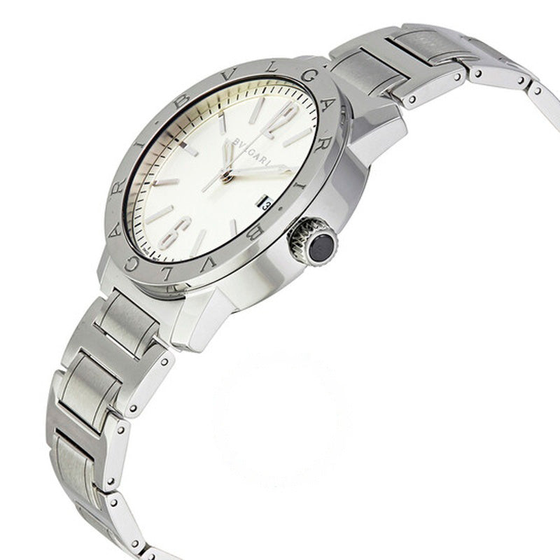Relógio Bvlgari Automático Mostrador Opalin Prateado 39 mm - Mercado de Luxo - O Maior E-Commerce de Bens, Produtos e Serviços de Luxo do Brasil.