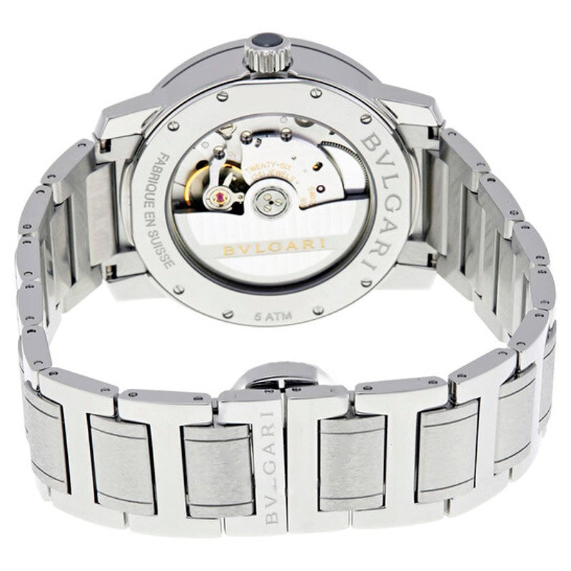 Relógio Bvlgari Automático Mostrador Opalin Prateado 39 mm - Mercado de Luxo - O Maior E-Commerce de Bens, Produtos e Serviços de Luxo do Brasil.