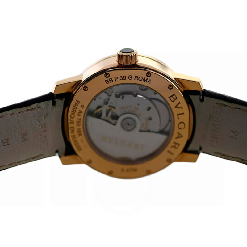 Relógio Bulgari Roma Automático Mostrador Preto 39 mm - Mercado de Luxo - O Maior E-Commerce de Bens, Produtos e Serviços de Luxo do Brasil.