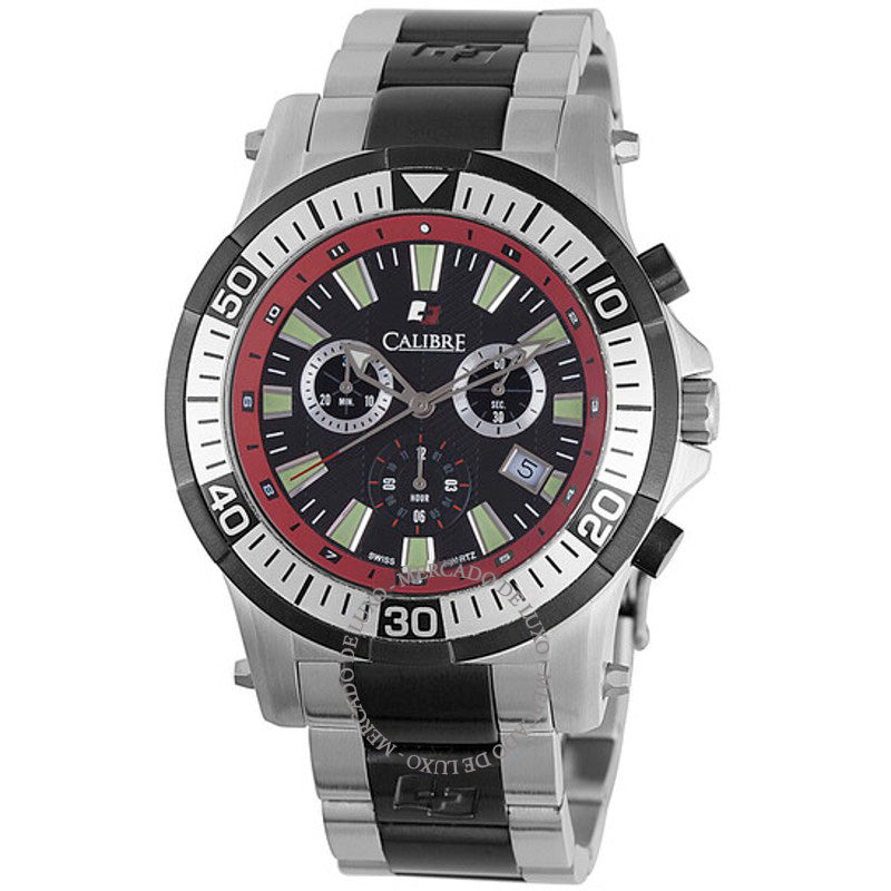 Relógio Hawk Date Mostrador Preto Cronógrafo Aço Inoxidável 45 mm - Mercado de Luxo - O Maior E-Commerce de Bens, Produtos e Serviços de Luxo do Brasil.