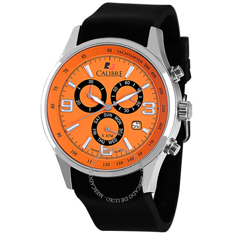 Relógio Mostrador Laranja Mauler 42 mm - Mercado de Luxo - O Maior E-Commerce de Bens, Produtos e Serviços de Luxo do Brasil.