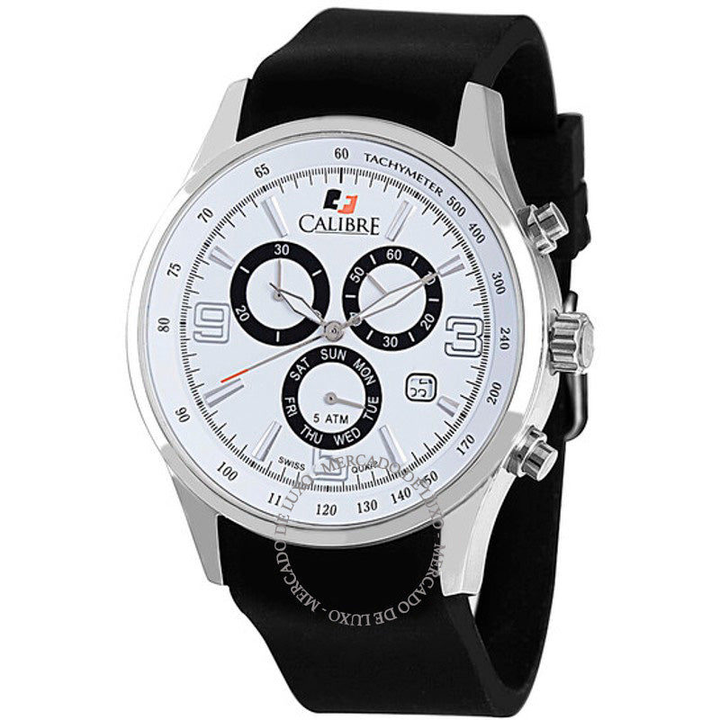 Relógio Mauler Mostrador Branco 42 mm - Mercado de Luxo - O Maior E-Commerce de Bens, Produtos e Serviços de Luxo do Brasil.