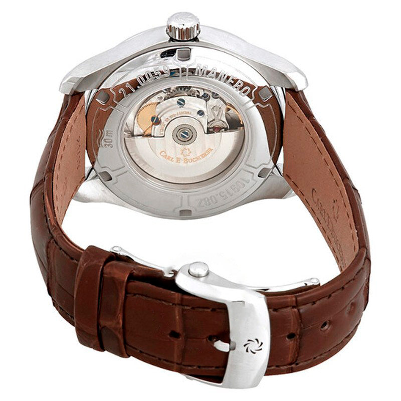 Relógio Carl F Bucherer Manero AutoDate Automático Mostrador Prateado 42 mm - Mercado de Luxo - O Maior E-Commerce de Bens, Produtos e Serviços de Luxo do Brasil.