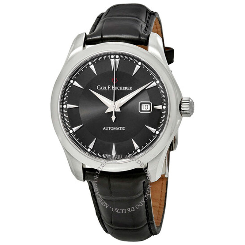 Relógio Carl F Bucherer Manero AutoDate Automático Mostrador Preto 42 mm - Mercado de Luxo - O Maior E-Commerce de Bens, Produtos e Serviços de Luxo do Brasil.