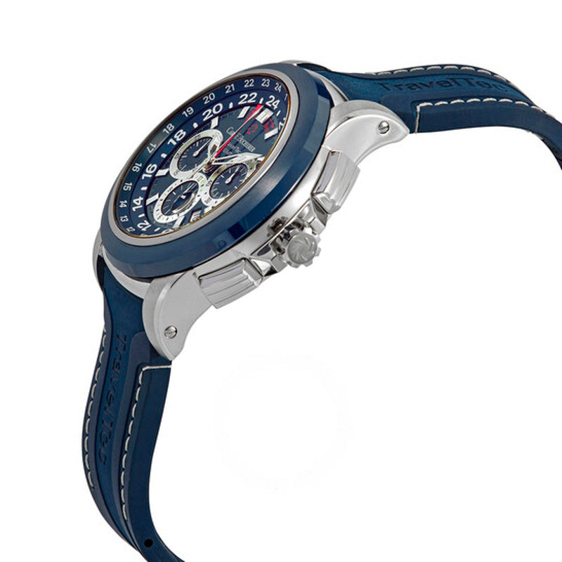 Relógio Patravi TravelTec Cronógrafo Automático Mostrador Azul 46 mm - Mercado de Luxo - O Maior E-Commerce de Bens, Produtos e Serviços de Luxo do Brasil.