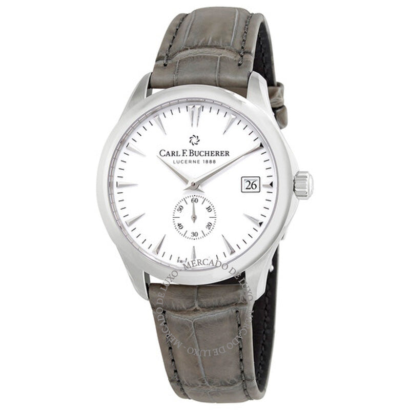 Relógio Manero Periférico Automático Mostrador Branco 43 mm - Mercado de Luxo - O Maior E-Commerce de Bens, Produtos e Serviços de Luxo do Brasil.
