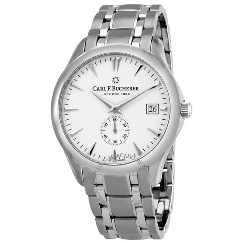 Relógio Manero Periférico Automático Mostrador Branco 43 mm - Mercado de Luxo - O Maior E-Commerce de Bens, Produtos e Serviços de Luxo do Brasil.