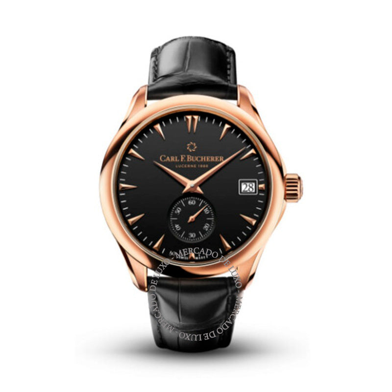 Relógio Manero Peripheral Automático Mostrador Preto 40 mm - Mercado de Luxo - O Maior E-Commerce de Bens, Produtos e Serviços de Luxo do Brasil.