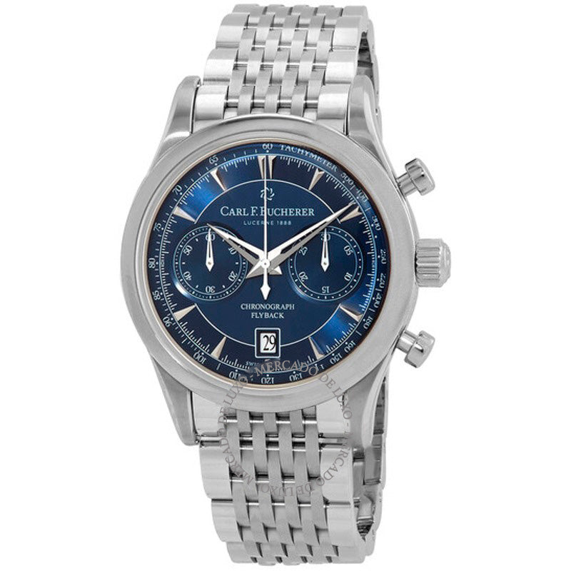 Relógio Manero Cronógrafo Automático Mostrador Azul 43 mm - Mercado de Luxo - O Maior E-Commerce de Bens, Produtos e Serviços de Luxo do Brasil.
