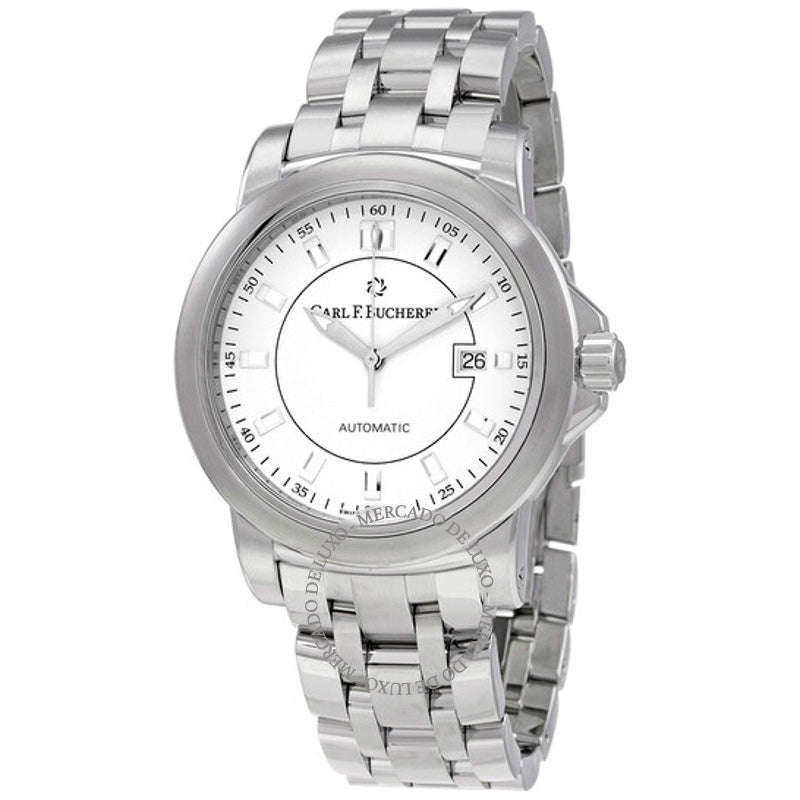 Relógio Patravi Autodate Automático Mostrador Branco 42 mm - Mercado de Luxo - O Maior E-Commerce de Bens, Produtos e Serviços de Luxo do Brasil.