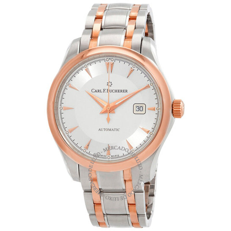 Relógio Manero Autodate Automático Mostrador Prateado 42 mm - Mercado de Luxo - O Maior E-Commerce de Bens, Produtos e Serviços de Luxo do Brasil.