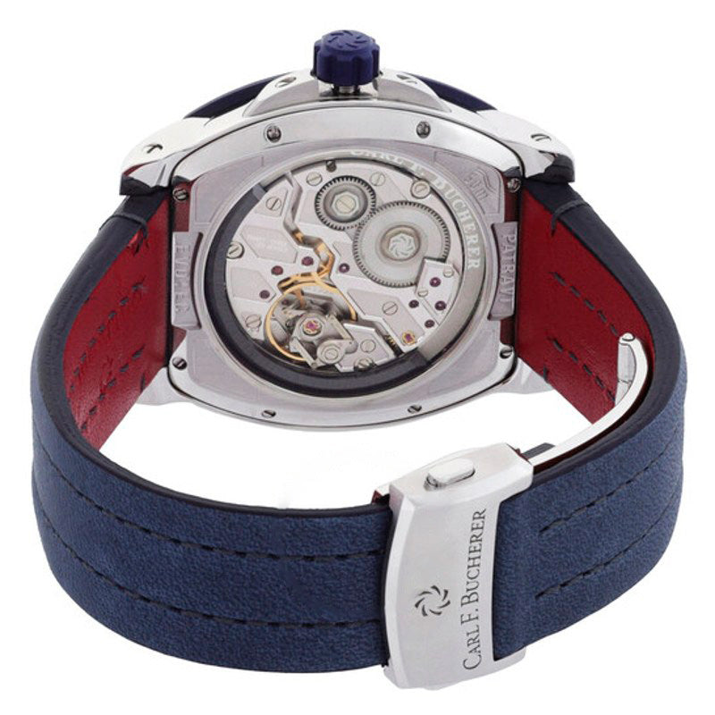 Relógio Patravi EvoTec Automático Azul 39 mm - Mercado de Luxo - O Maior E-Commerce de Bens, Produtos e Serviços de Luxo do Brasil.