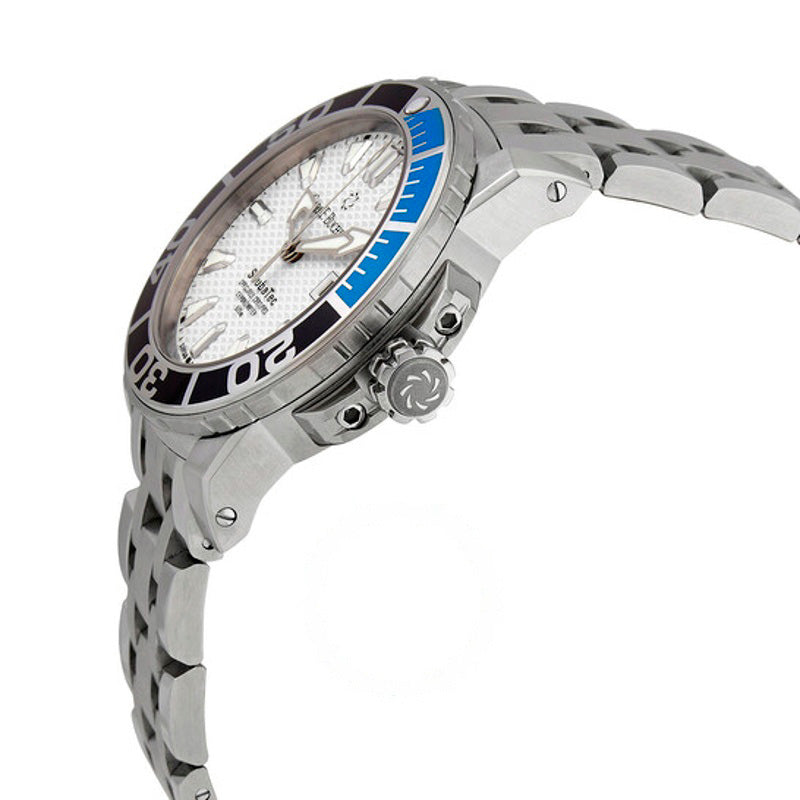Relógio Patravi ScubaTec Mostrador Branco 44 mm - Mercado de Luxo - O Maior E-Commerce de Bens, Produtos e Serviços de Luxo do Brasil.