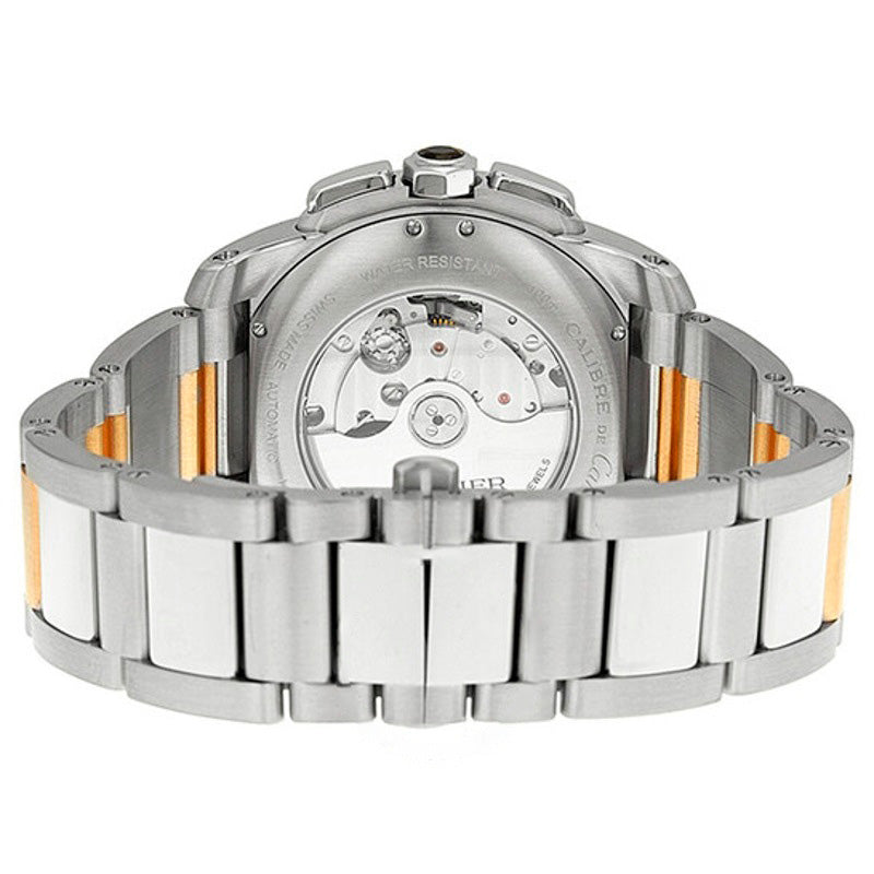 Relógio Calibre de Cartier Cronógrafo Automático Mostrador Prateado 42 mm - Mercado de Luxo - O Maior E-Commerce de Bens, Produtos e Serviços de Luxo do Brasil.