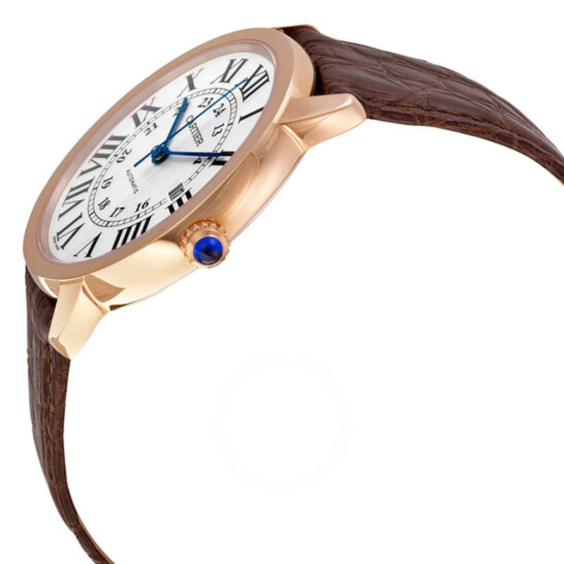 Relógio Ronde Solo de Cartier XL mostrador prateado automático 42 mm - Mercado de Luxo - O Maior E-Commerce de Bens, Produtos e Serviços de Luxo do Brasil.